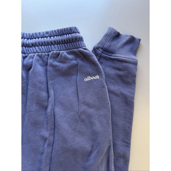 Allbird R&R sweatpants blue size small organic Pima cotton hemp - Picture 10 of 11